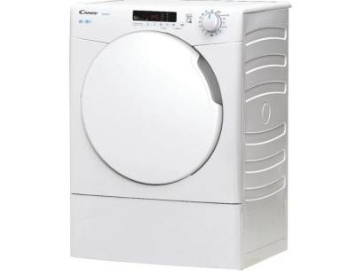 Side view of the  CSEV9DF-80 9kg vented tumble dryer