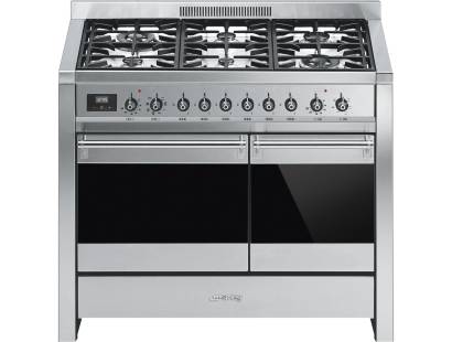 Smeg A2-81 - 100cm Opera Dual Fuel Range Cooker - Stainless Steel