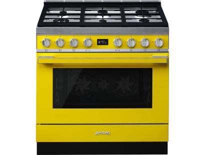 Smeg CPF9GPYW - 90cm Portofino Aesthetic Cooker with Pyrolytic Multifunction Oven and Gas Hob