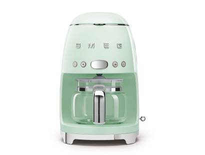 Smeg DCF02PGUK 50s Style Filter Coffee Machine - Pastel Green