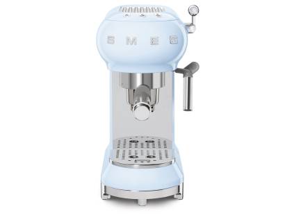 Smeg ECF01PBUK 50s Style Espresso Coffee Machine - Pastel Blue