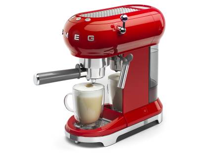 Smeg ECF01RDUK Red Espresso Machine