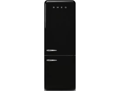 Smeg FAB38RBL5 50s Style Black Fridge Freezer