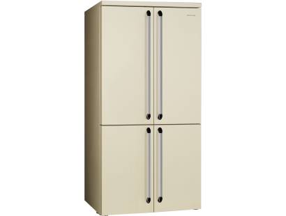 Smeg FQ960P5 American Style Fridge Freezer - Cream