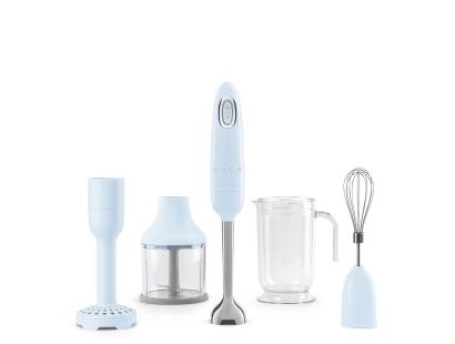 Smeg HBF02PBUK 50s Style 4 in 1 Hand Blender - Pastel Blue