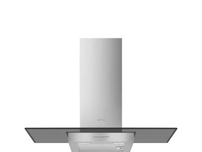 Smeg KBT900VE 90cm T-Shape Cooker Hood - Stainless Steel and Glass