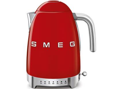 Smeg KLF04RDUK 50s Style Variable Temperature Kettle - Red