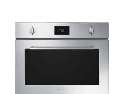 Smeg SF4401MCX Compact Combi Microwave Oven