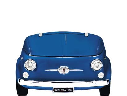 Smeg SMEG500BL 50s Retro Style Fiat 500 Fridge - Blue