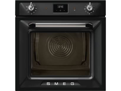 Smeg SOP6900TN 60cm Victoria Pyrolytic Single Oven - Black 