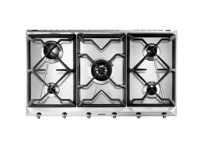 Smeg SRV596GH5 Gas Hob - Stainless Steel