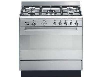 Smeg SUK91MFX9 - 90cm Concert Dual Fuel Range Cooker