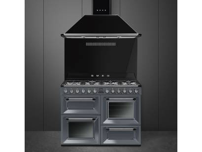 Smeg TR4110GR - 110cm Victoria Aesthetic Dual Fuel Range Cooker