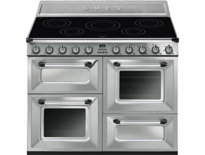 Smeg TR4110IX - 110cm Victoria Aesthetic Induction Range Cooker - Stainless Steel