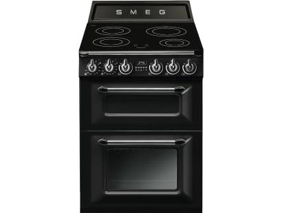 Smeg TR62IBL - 60cm Victoria Aesthetic Induction Range Cooker - Black