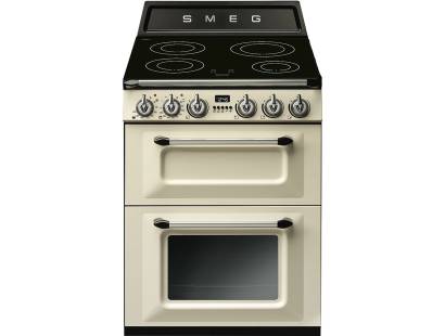 Smeg TR62IP - 60cm Victoria Aesthetic Induction Range Cooker - Cream