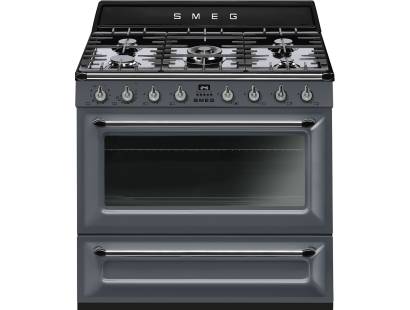 Smeg TR90GR Victoria Single Oven Dual Fuel Range Cooker 