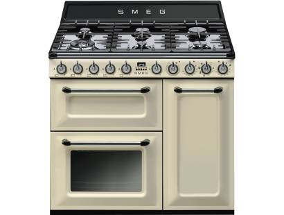 Smeg TR93P 90cm Victoria Dual Fuel Range Cooker 