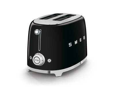 Smeg TSF01BLUK Black 50s Style Toaster