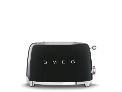 Smeg TSF01BLUK Two Slice 50s Style Toaster - Black