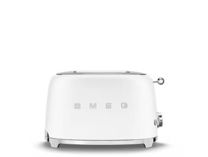 Smeg TSF01WHMUK 50s Style Two Slice Toaster - Matt White