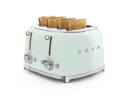 Smeg TSF03PGUK Four Slice Toaster
