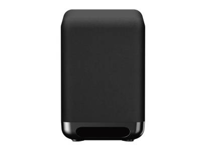 Sony 300W Subwoofer side profile showing passive radiator design in black