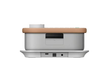Sony Bluetooth speaker with built-in remote control and voice zoom feature