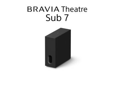 Sony SASW7.CEJ BRAVIA Theatre Wireless Subwoofer 7 in black with 100W bass