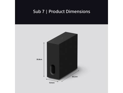 Sony SASW7.CEJ subwoofer with 130mm driver for deep bass