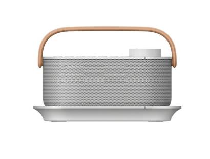 Sony SRSLSR200CE7 wireless TV speaker with charging dock front view