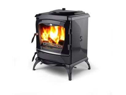 Stanley Reginald Multi-Fuel Boiler Stove - Black Enamel