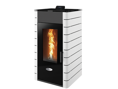 Stanley Solis K1200+ Central Heating Pellet Stove - White Side Panels