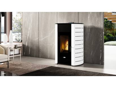 Stanley Solis K1700 Oak Curved Pellet Stove