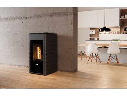 Stanley Solis K1700+ Black Pellet Stove - Boiler