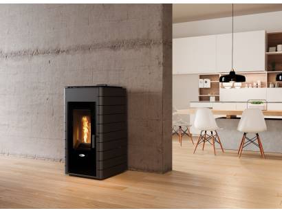 Stanley Solis K2300+ Black Pellet Stove - Boiler