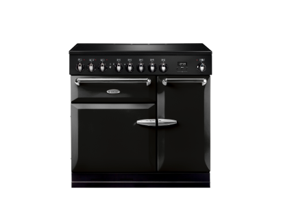 Stanley Supreme Deluxe 90cm Black Induction Range Cooker