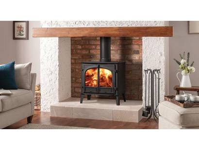 Stockton 11 woodburning Ecodesign stove with Double Doors 1