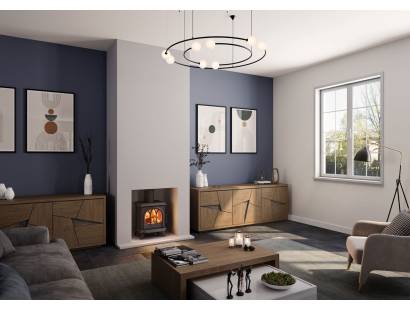 Stovax Huntington 20 Wood Burning Stove - Tracery Door 