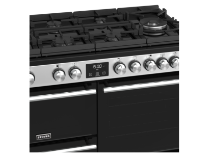 Stoves Precision Deluxe S1000DF GTG Stainless Steel