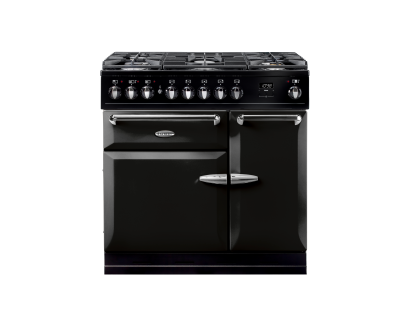 Supreme Deluxe 90 Black Dual Fuel Range Cooker SDL90DFBLK