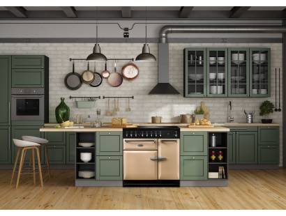 Supreme Deluxe SUP90EIBL 90CM Induction Range Cooker in a modern room setting