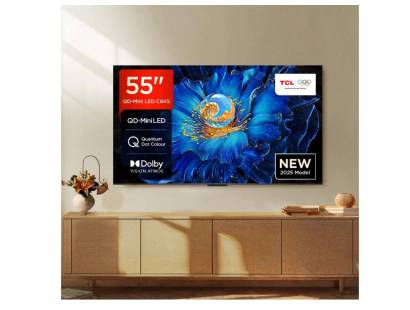 TCL 55C6KS-UK 55 inch QD-Mini LED TV front view