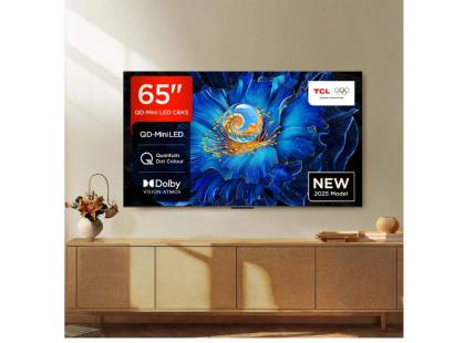 TCL 65C6KS-UK 65 inch QD-Mini LED TV front display
