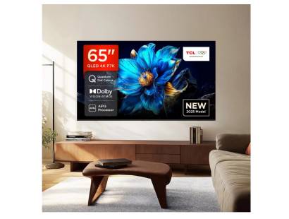 TCL 65P7K-UK 65 inch 4K QLED Google TV front view