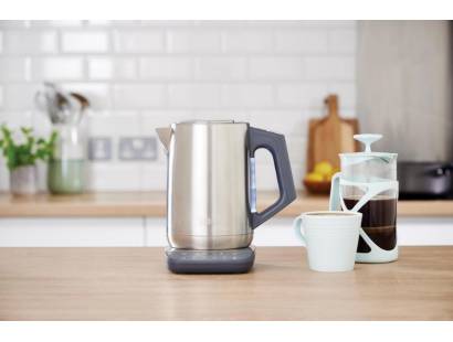The Ninja KT201UK 1.7 Litres Jug Kettle on a countertop in a modern kitchen setting