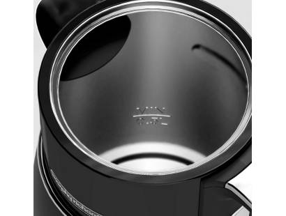 Top down inside view of the Morphy Richards Signature Matt Jug Kettle in black