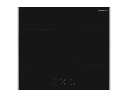 Top view of NordMende HCI60FD 60cm induction hob with 4 zones