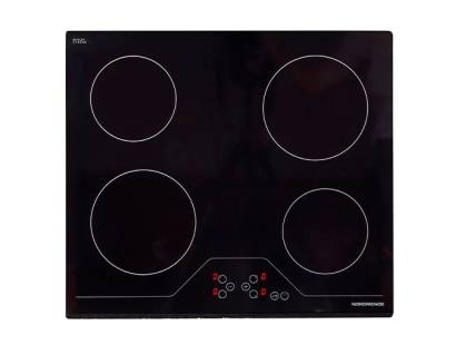 Top view of NordMende HCT63FL 60cm ceramic hob with four cooking zones