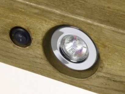 54 inch Geocast Light Oak Beam with lights